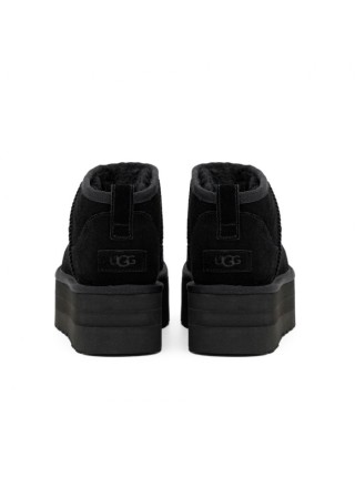 Ultra Mini Platform Boot - Black