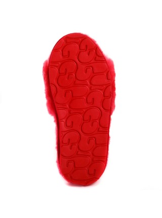 UGG Fluff Slide Slippers WATERMELON RED